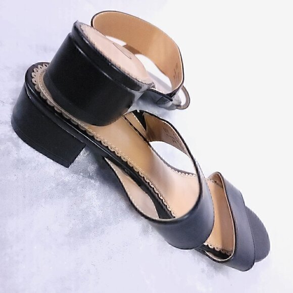 Cato, C. Est 1946 Womens Open Toe Black One Inch Heel, Slides Sandals Size 9M - Picture 4 of 6